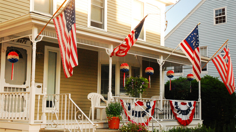 Fourth of July house in Bristol, Rhode Island