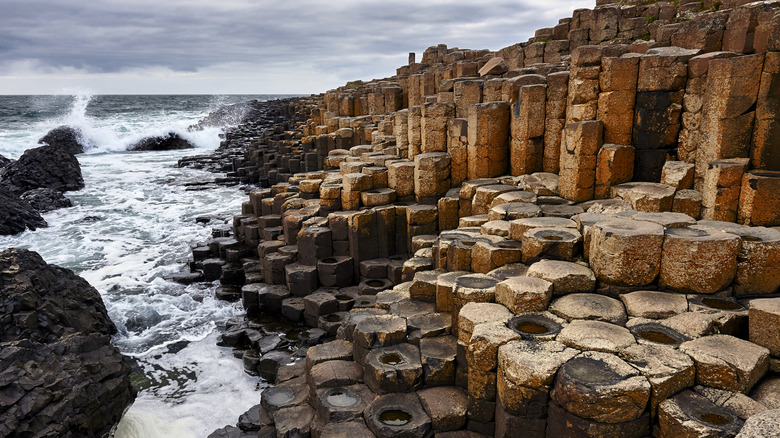 The Giant's Causeway in Northern Ireland.