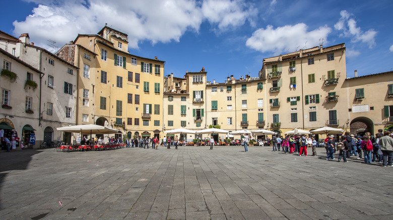 Ancient amphitheater marketplace