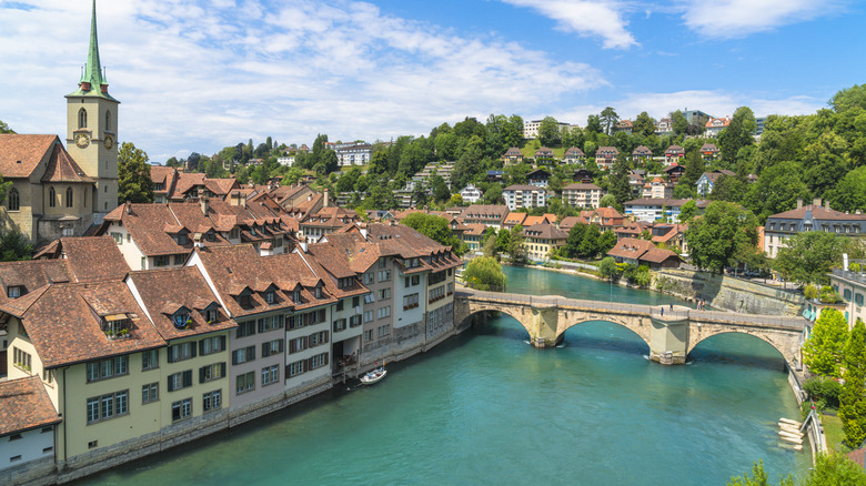 View of Bern old town in Switzerland