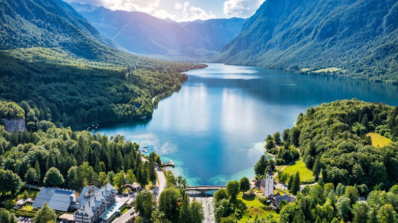 Lake Bohinj in Slovenia