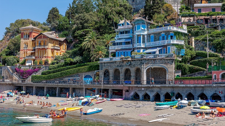 Levanto beach in Cinque Terre