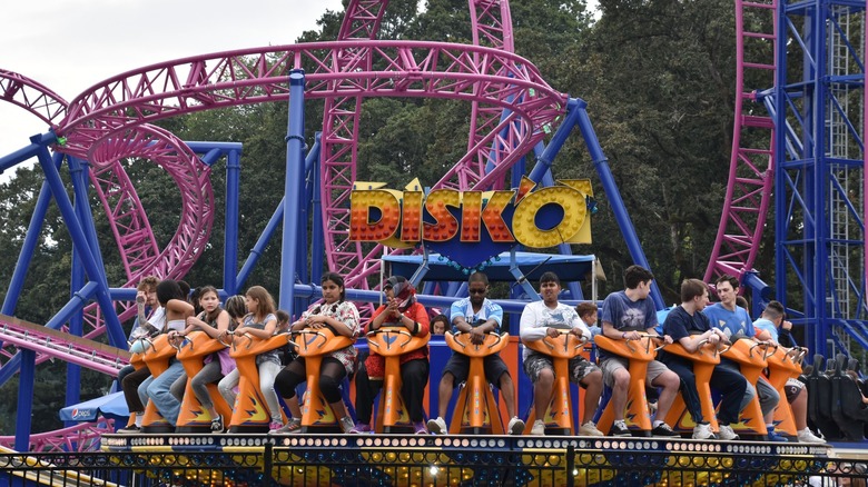 roller coaster riders in Portland