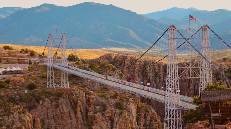 America's highest suspension bridge at Royal Gorge Bridge and Park