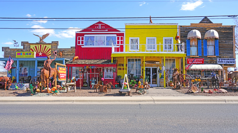 Shopfronts in Old Town Cottonwood, Arizona