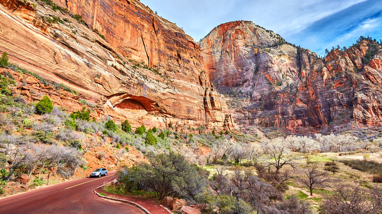 Road near Springdale, Utah