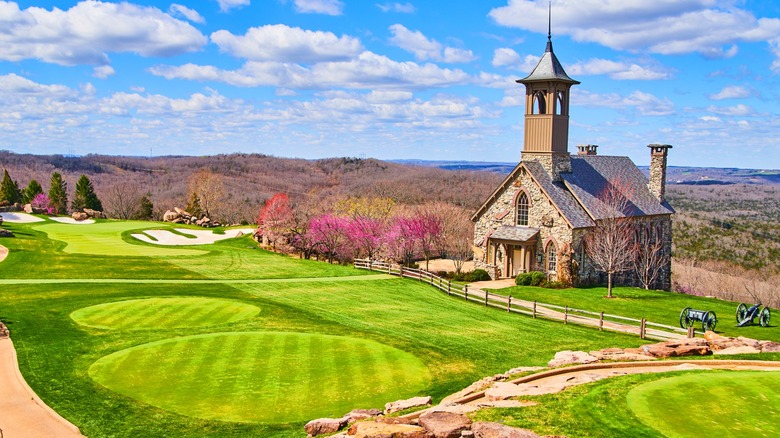 Golf course at Big Cedar Lodge in Missouri