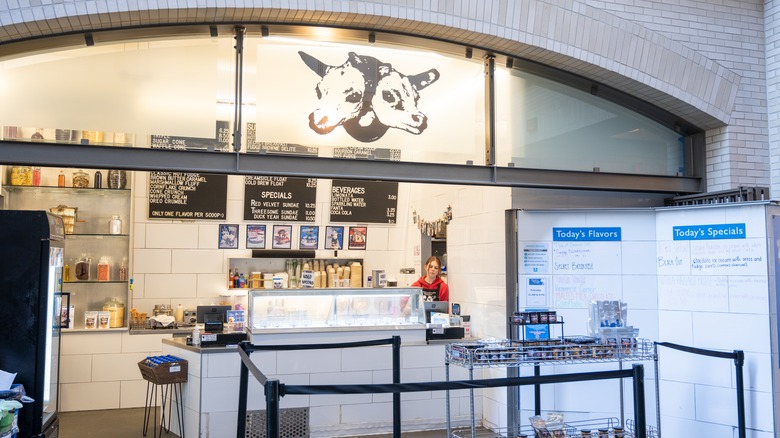 Humphry Slocombe ice cream shop in The Ferry Building