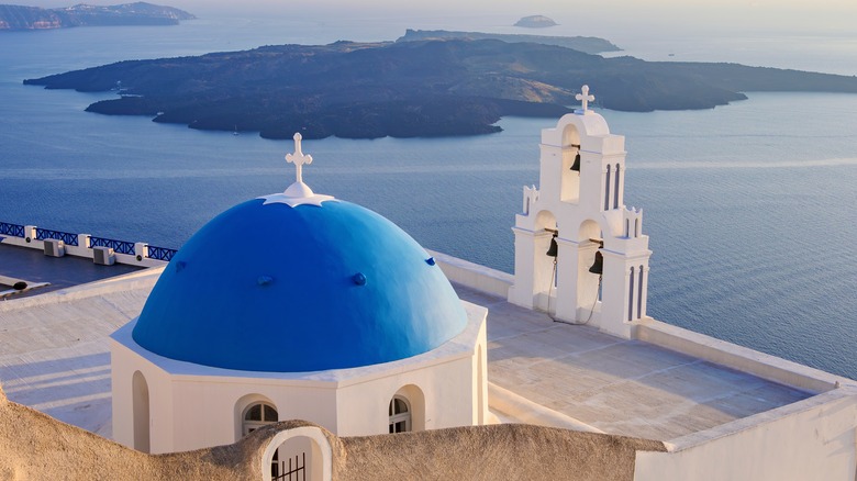 Three Bells Fira in Greece