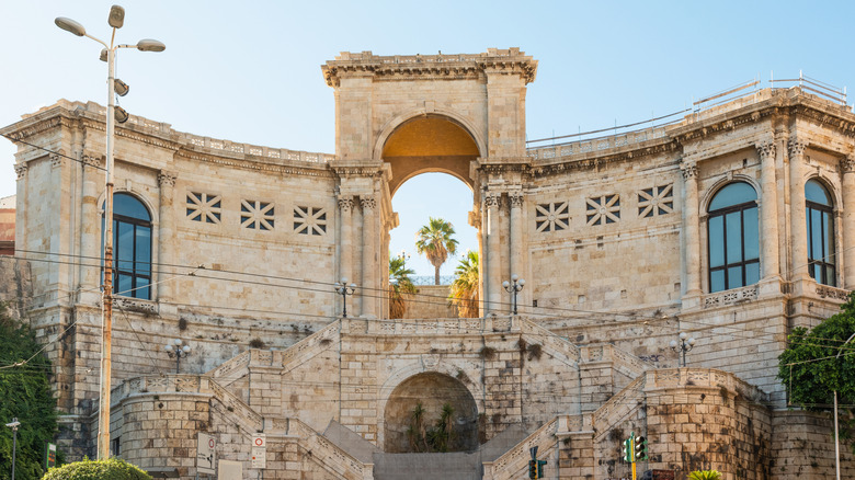 Bastione di Saint Remy in Cagliari, Sardinia, Italy