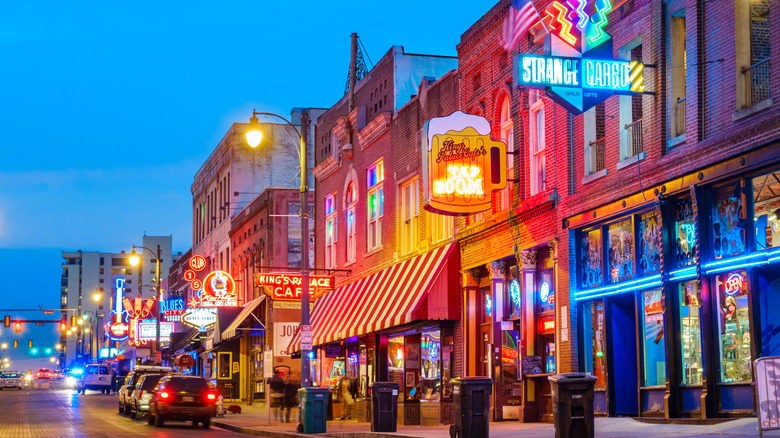 Beale Street in Memphis