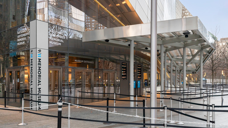 Entrance of 9/11 Memorial Museum