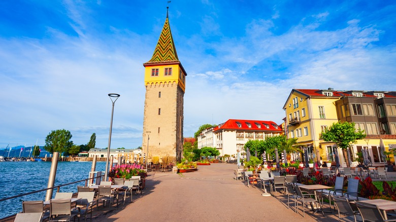 The waterfront in Lindau, Germany