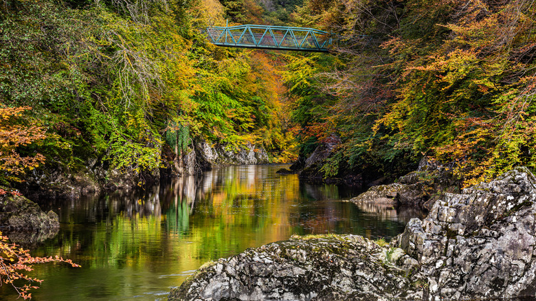 Bridge in the Pass of Killiecrankie in Scotland