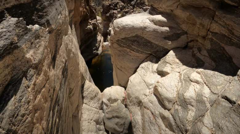 Cliffs around Milagrosa Canyon Pools