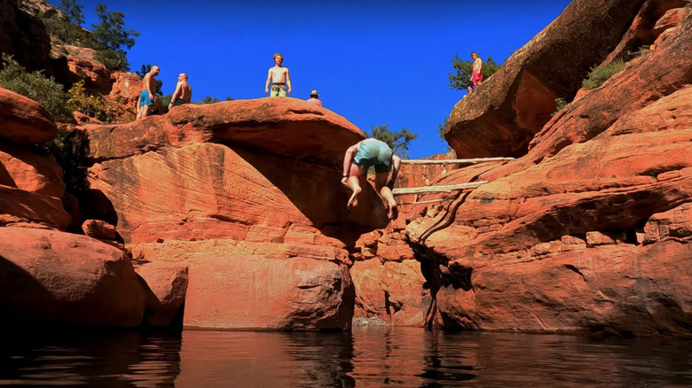 The Crack swimming hole, Arizona