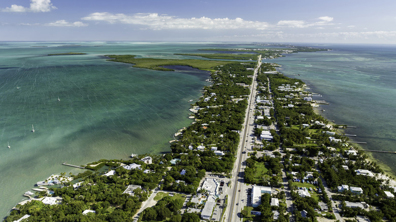 Aerial view of Islamorada