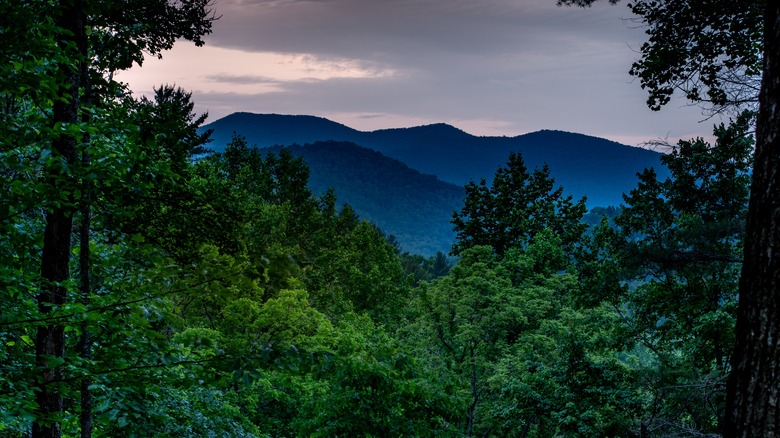 Mountain view from Franklin, North Carolina