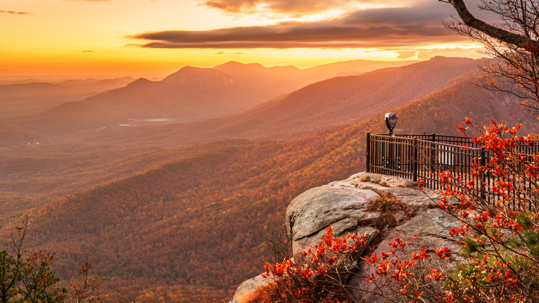 Caesars Head in fall