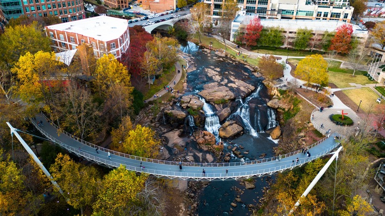 Liberty Bridge in Greenville