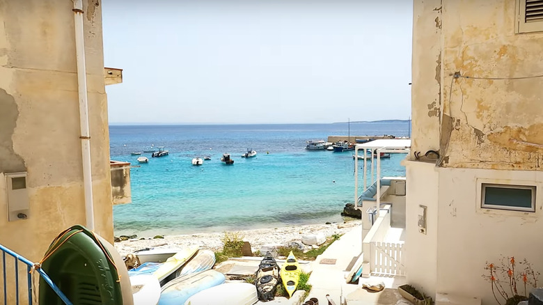 Levanzo's Cala Dogana beach