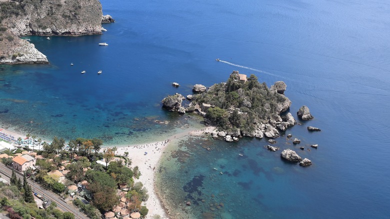 Isola Bella near Taormina, Sicily