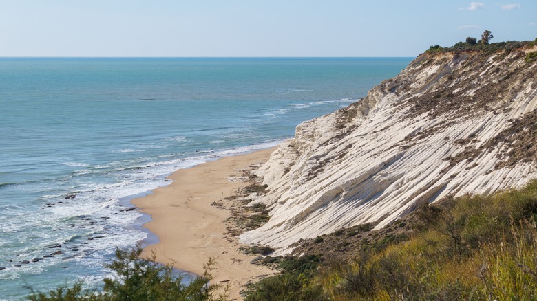 Beach at Torre Salsa reserve