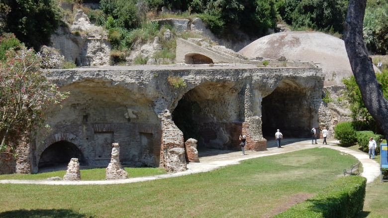 Ruins of buildings at Baia