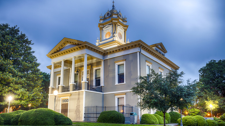 Historic Burke County Courthouse in downtown Morganton, North Carolina