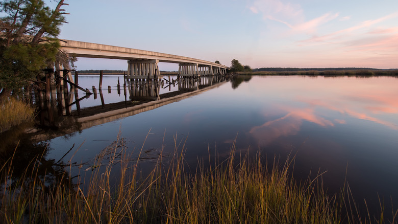 A bridge across the Ashepoo River in Ace Basin