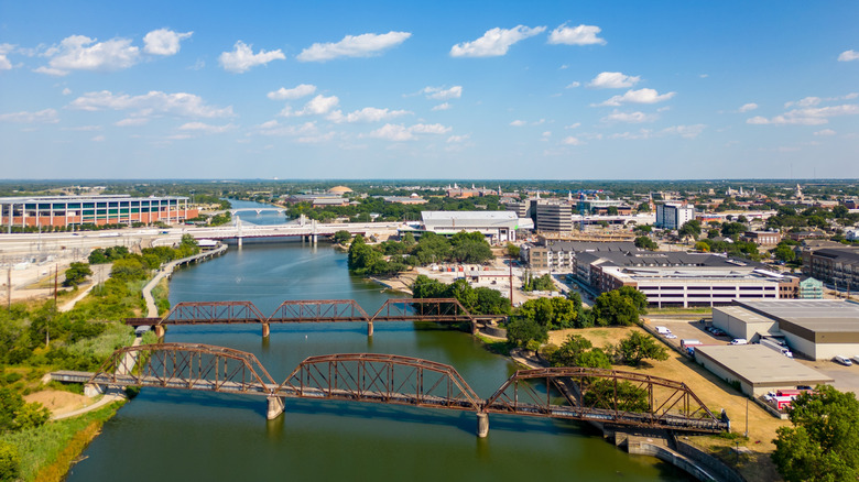 Aerial view Waco, Texas