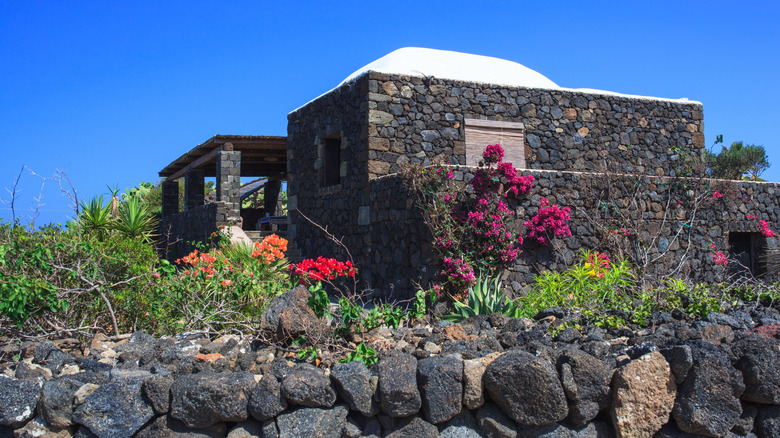 Dammusi homes in Pantellaria, Italy