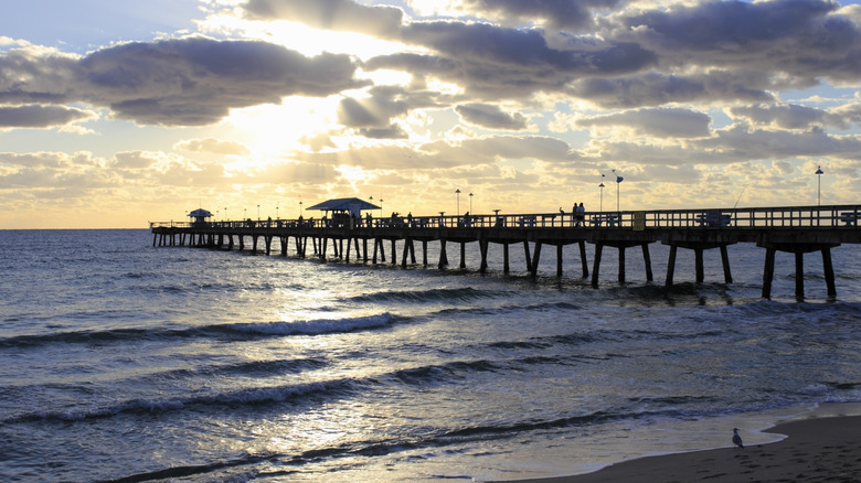 Anglin's Pier in Lauderdale-By-The-Sea, Florida