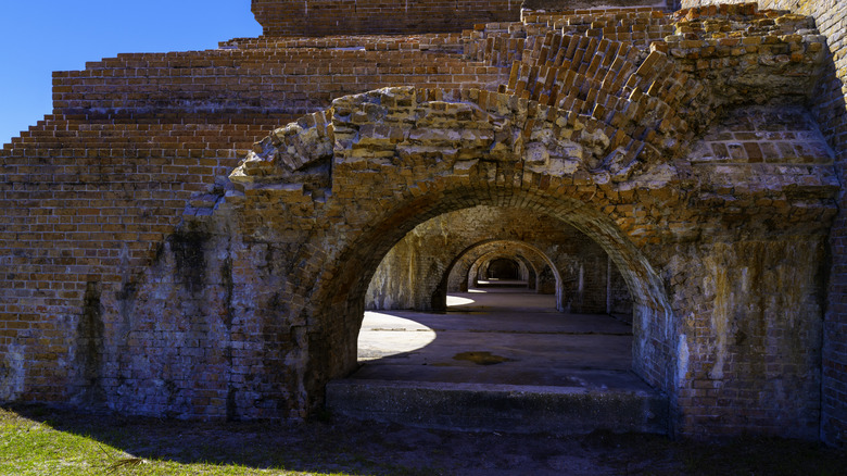 Fort Pickens arch in Gulf Islands National Seashore