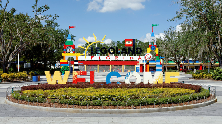 Entrance to LEGOLAND Florida in Winter Haven