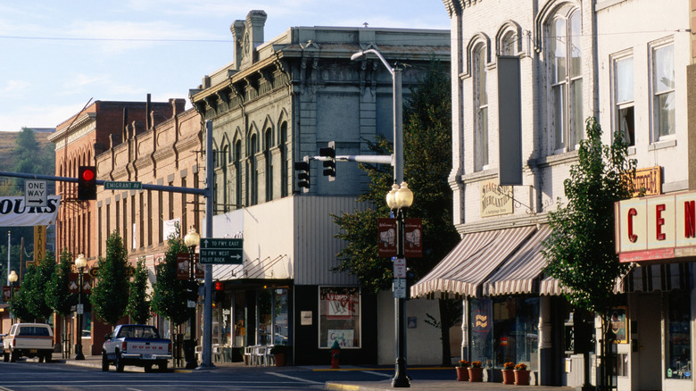 Store fronts in Pendleton, Oregon