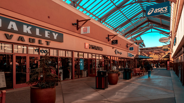 The Woodburn Premium Outlets in Woodburn, Oregon