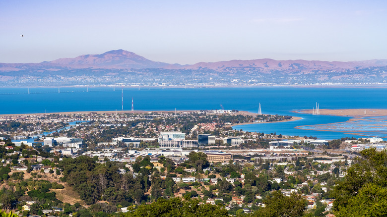 Suburb overlooking San Francisco Bay