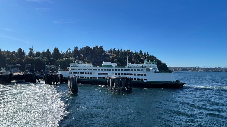 Ferry on Vashon Island, WA