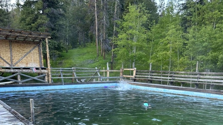 Elkhorn Hot Springs Resort near Polaris, Montana