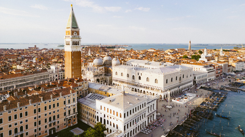 Aerial of Piazza San Marco