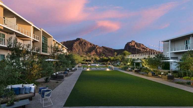 Mountain Shadows Resort with views of Camelback Mountains