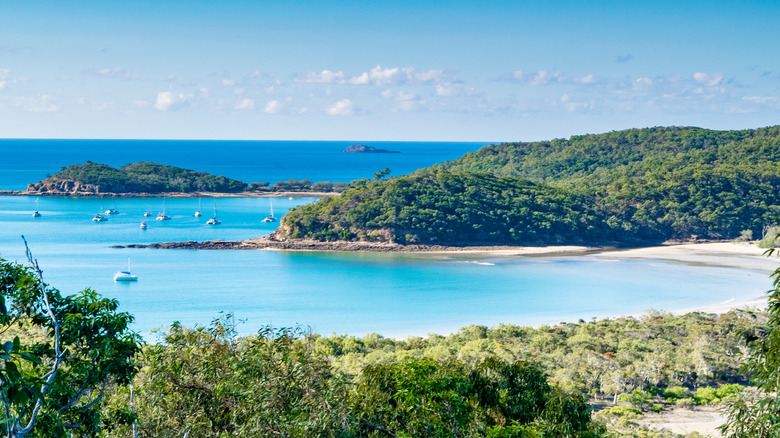 View from a hike on Great Keppel Islands, Queensland, Australia