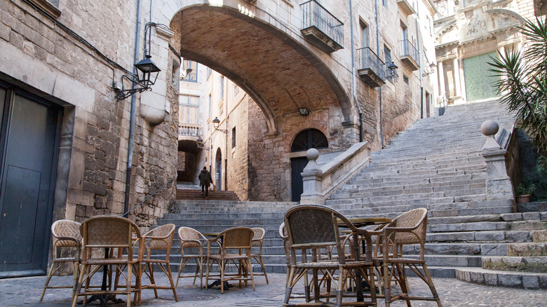 Jewish quarter stone steps