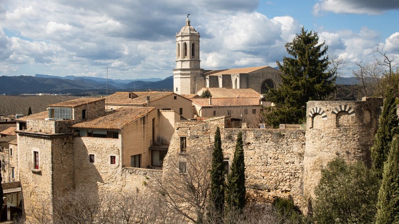 Girona catheral and walls