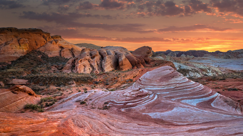 Sunset at Valley of Fire