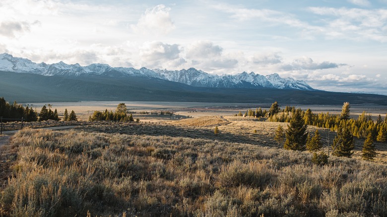 The Sawtooth Mountain Range