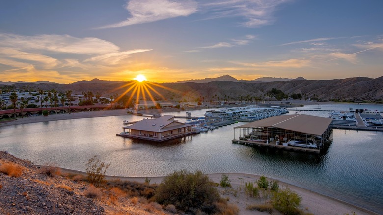 Cottonwood Cove Marina on Lake Mohave