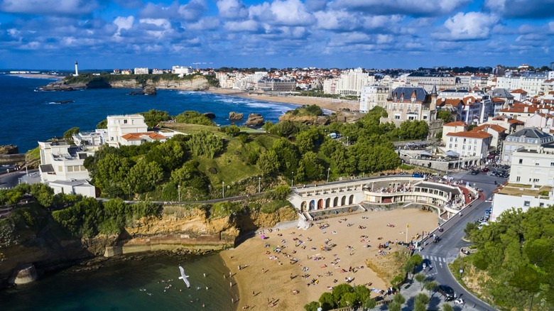 Basque Country beach Biarritz, France