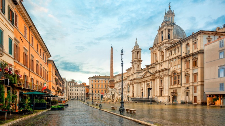 Piazza Navona without people